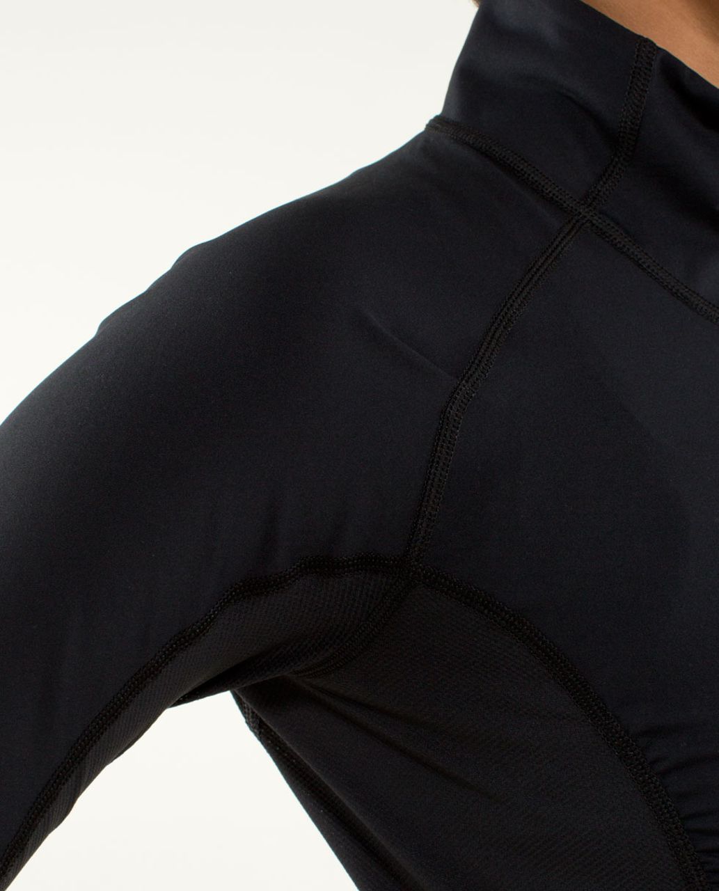 Lululemon Run:  Wild 1/2 Zip - Black