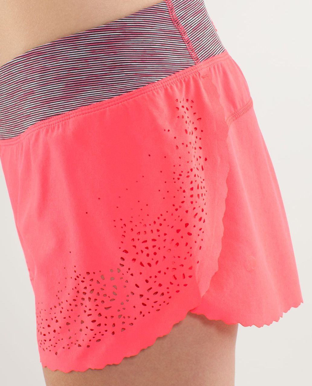 Lululemon Run A Marathon Short - Flash /  Wee Are From Space Deep Coal April Multi /  Deep Coal