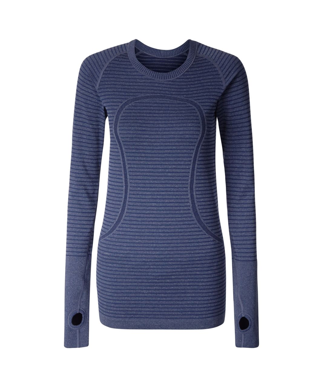 Lululemon Swiftly Tech Long Sleeve Crew - Heathered Black - lulu