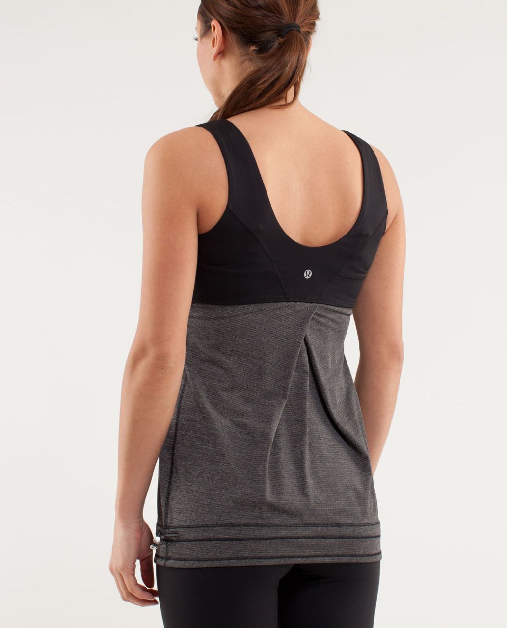 Lululemon Mesh With Me Tank - Black - lulu fanatics