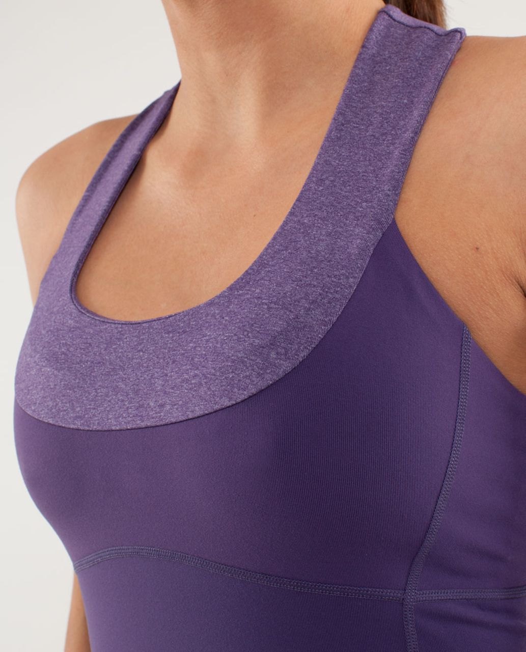 Lululemon Scoop Neck Tank - Concord Grape /  Heathered Concord Grape