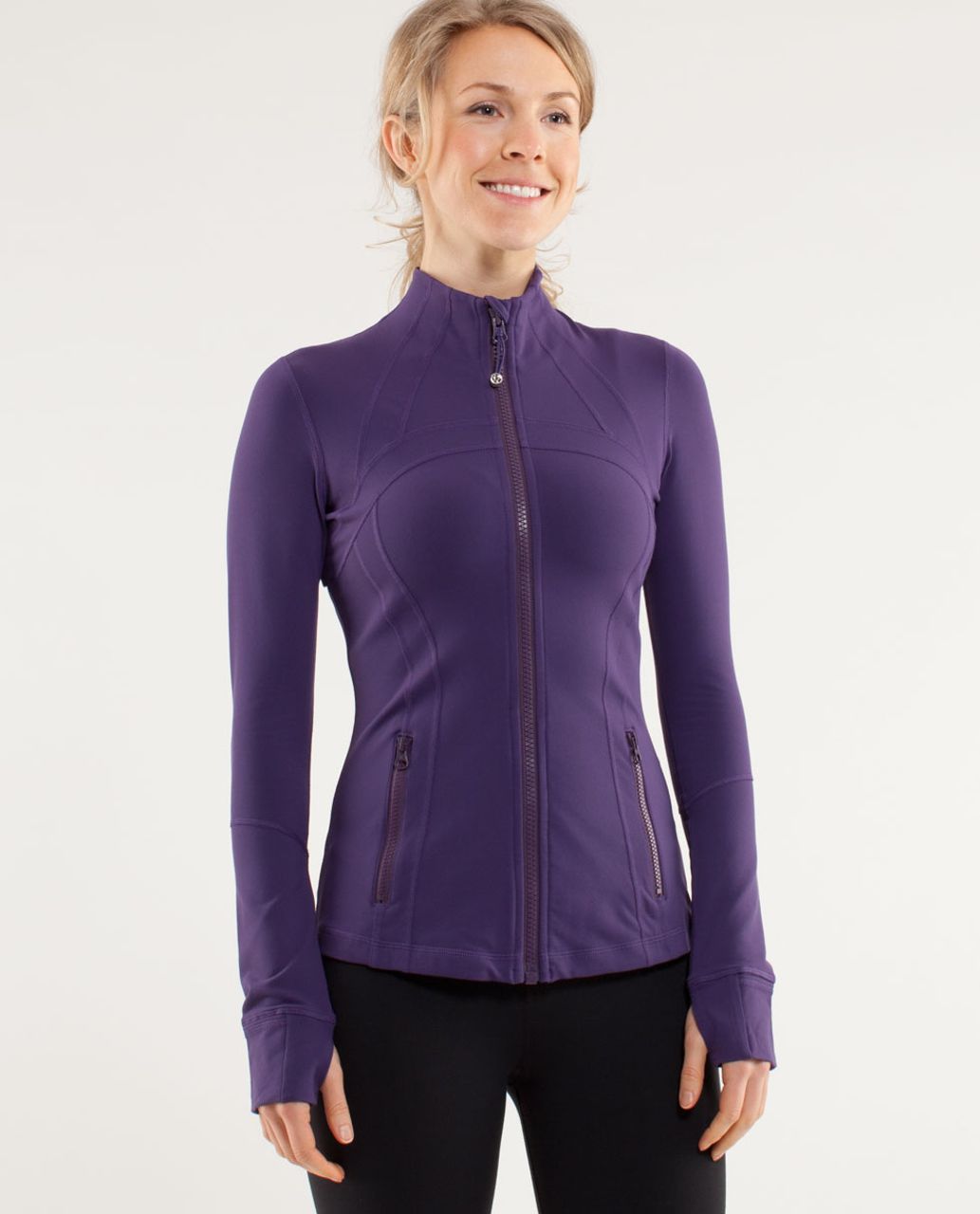 lululemon athletica, Tops, Lululemon Ribbed Nulu Highneck Yoga Bra Faint  Lavender Light Purple