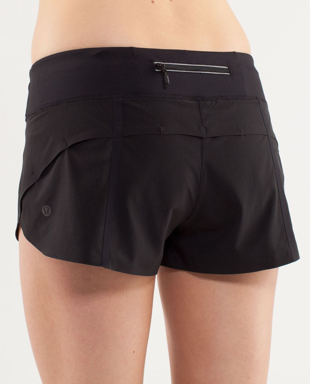 Lululemon Run Speed Short Naked Seam Black Lulu Fanatics 