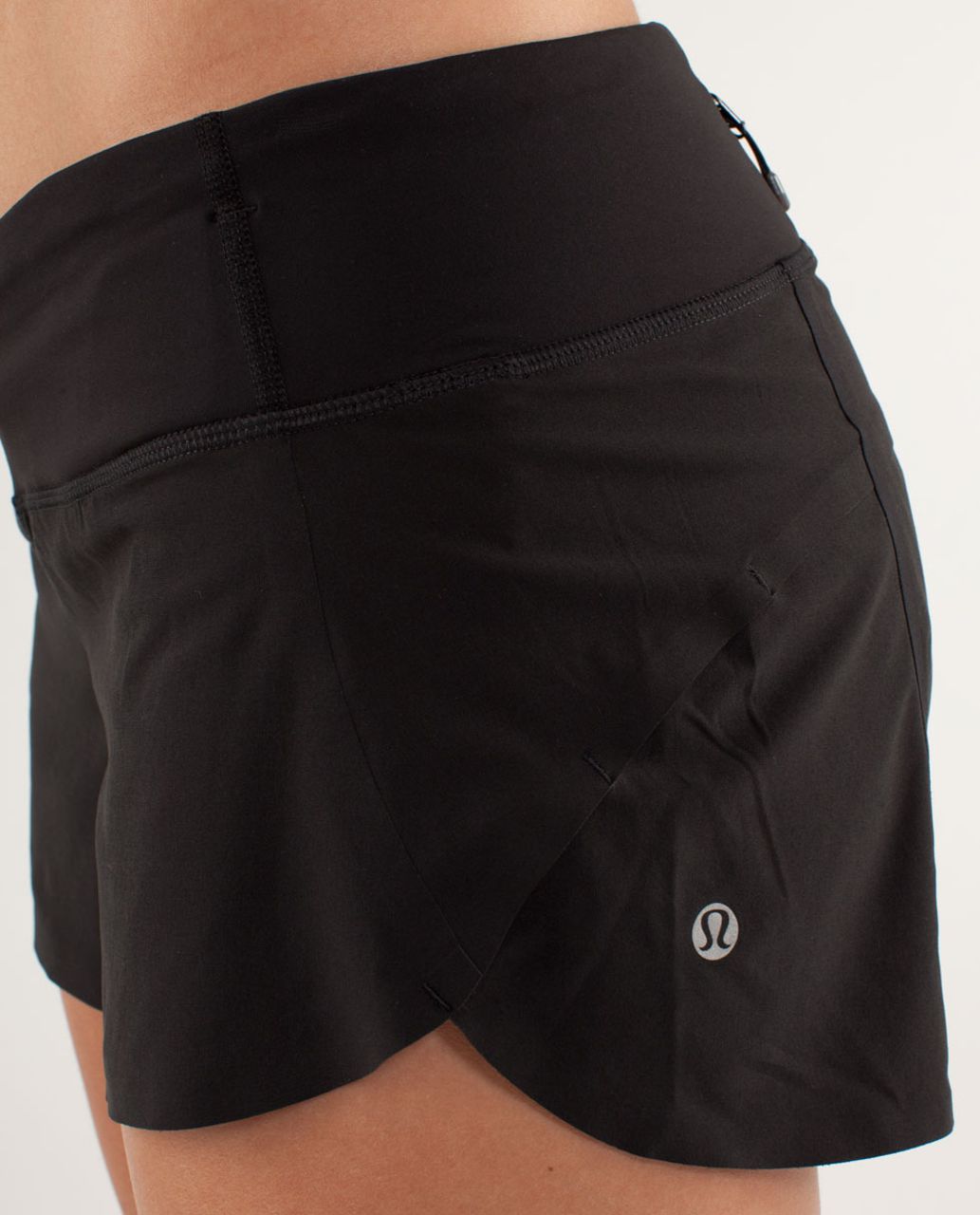 Lululemon Run:  Speed Short *Naked Seam - Black