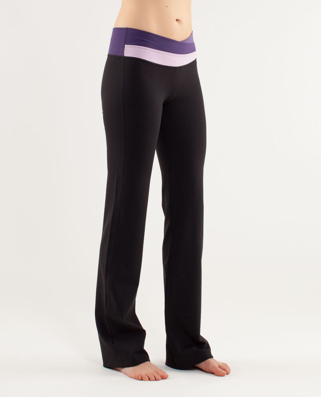 Lululemon Astro Pant (Regular) - Black / Heathered Concord Grape / Concord Grape