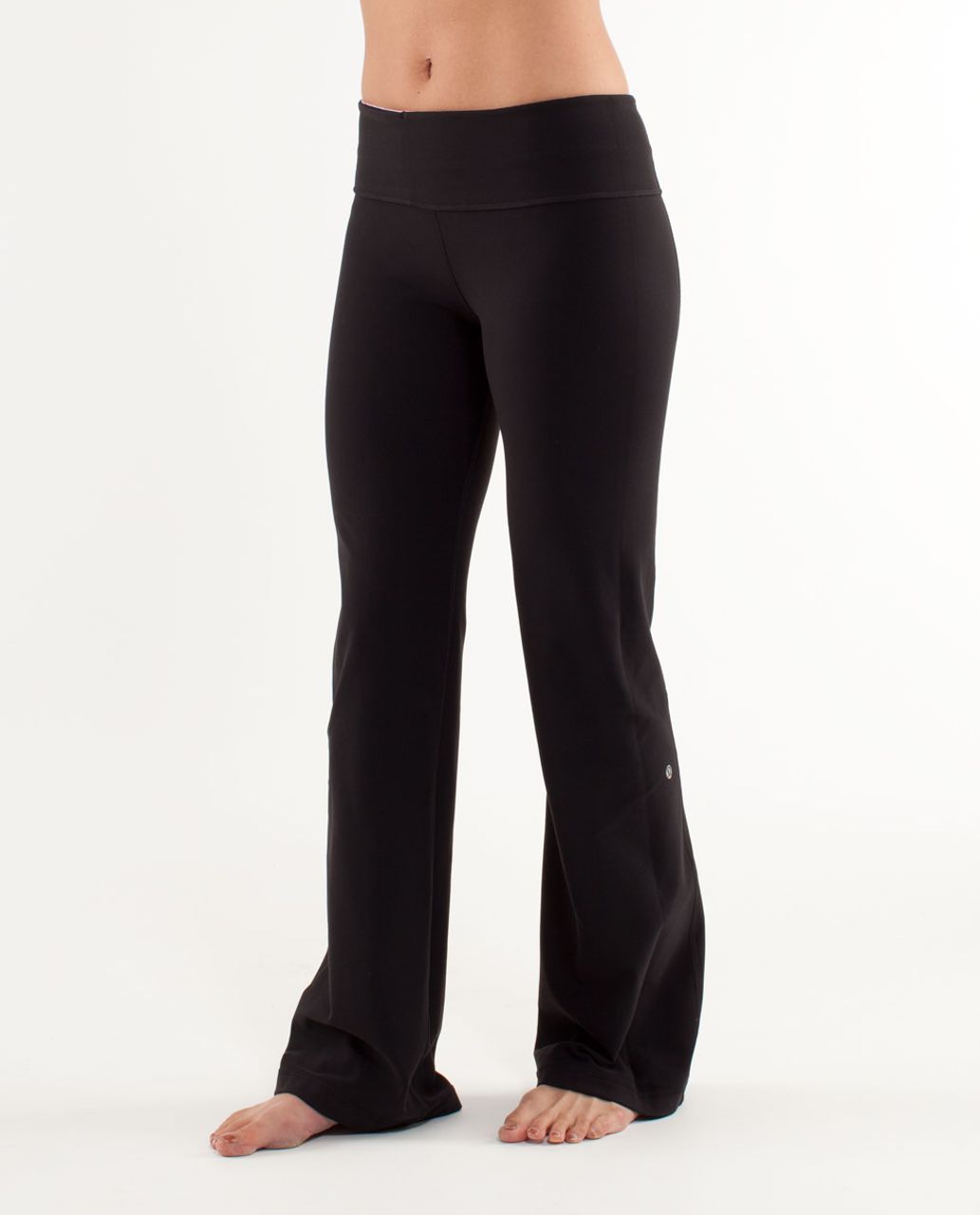 Lululemon Groove Pant (Regular) - Black /  Wee Are From Space White April Multi /  Flash