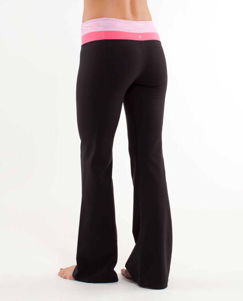 Lululemon Groove Pant (Regular) - Black /  Wee Are From Space White April Multi /  Flash