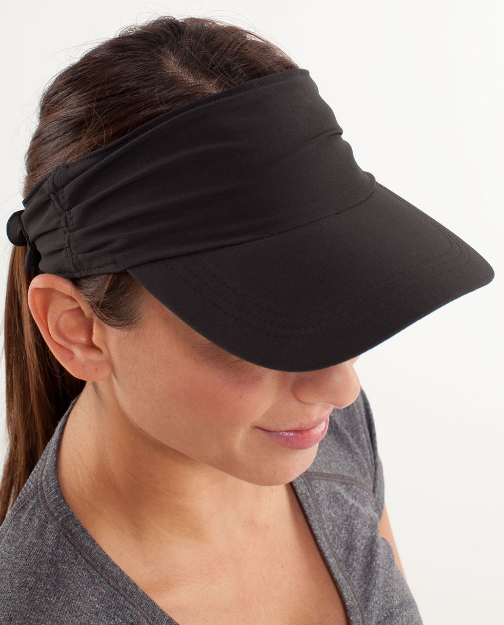 Lululemon Run In The Sun Visor - Black - lulu fanatics