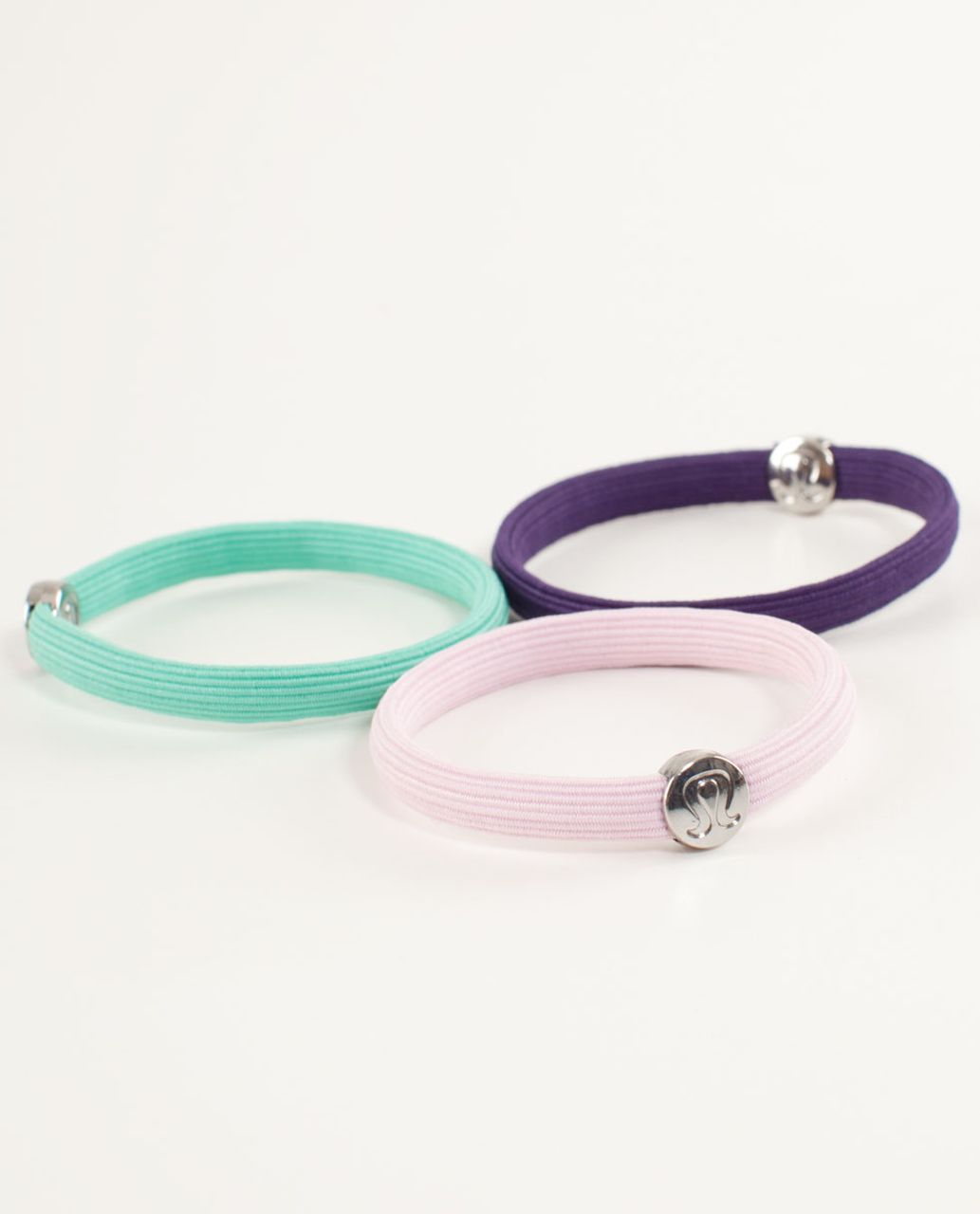 HAIR TIES 3 PK CHARM COMBO PURPLES HAIR TIES 3 PK CHARM COMBO PURPLES