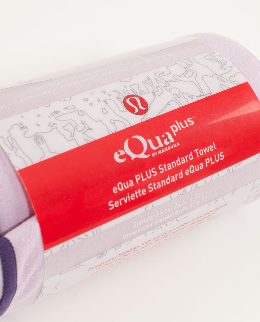 Lululemon Manduka Equa Towel Plus - Rose Quartz /  Concord Grape