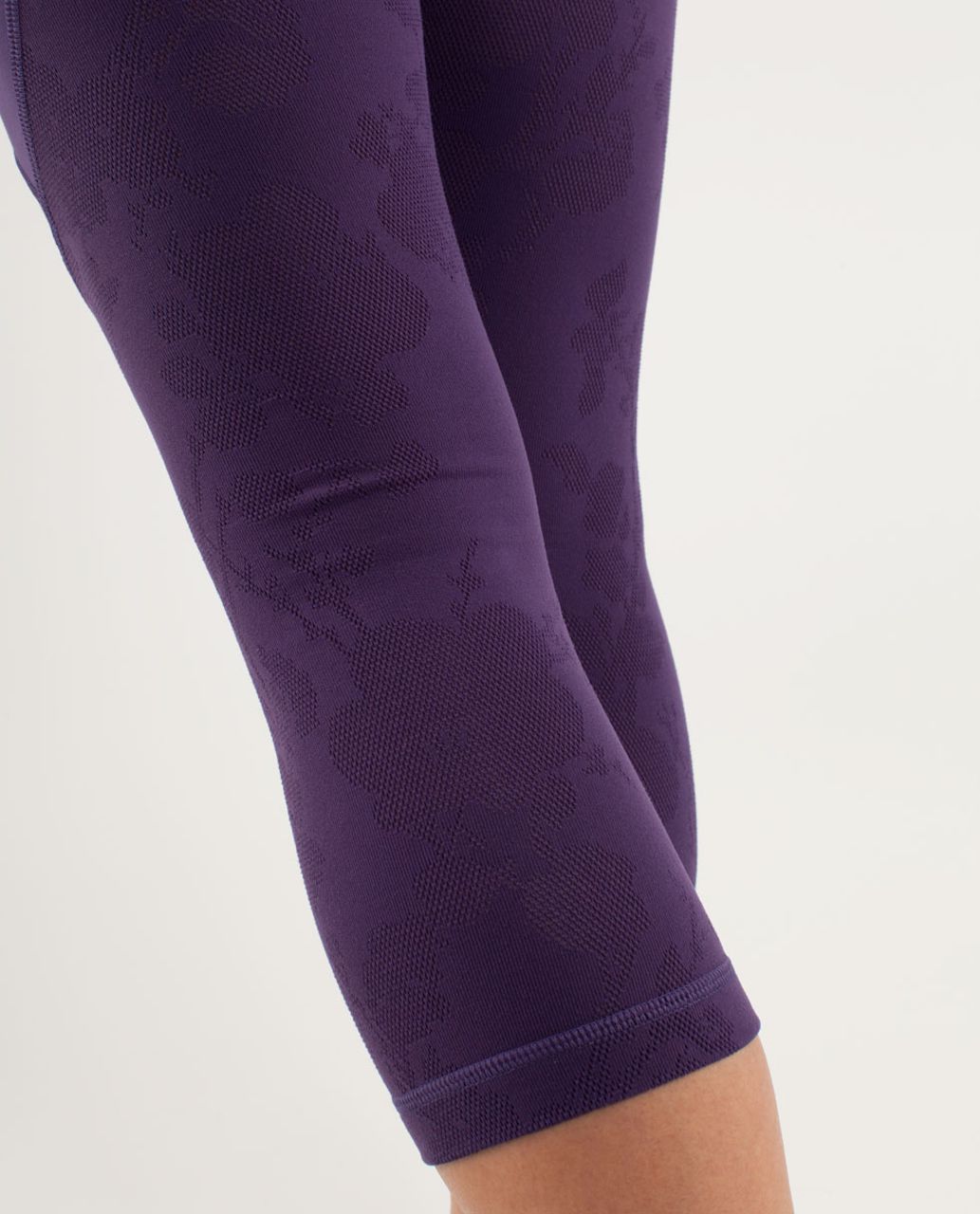 Lululemon Power Vinyasa Crop - Concord Grape