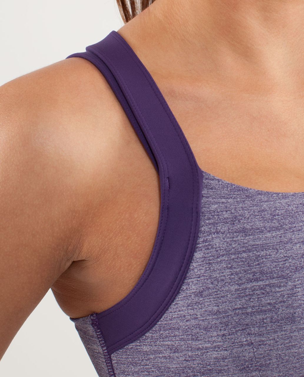 Lululemon Chaturanga Tank - Heathered Concord Grape /  Concord Grape