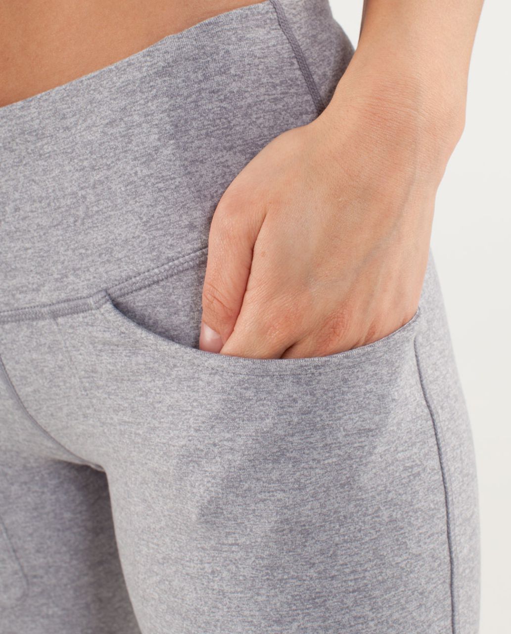 Lululemon City Practice Pant - Heathered Fossil