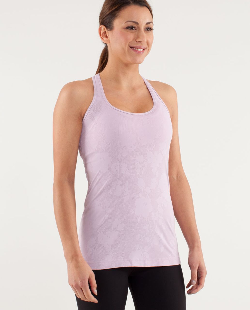 Lululemon Cool Racerback *Mesh - Rose Quartz