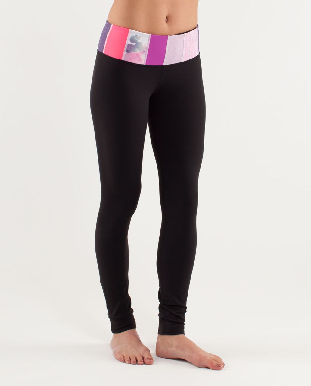 Lululemon Wunder Under Pant *Laser-Cut (Roll Down) - Inkwell - lulu  fanatics