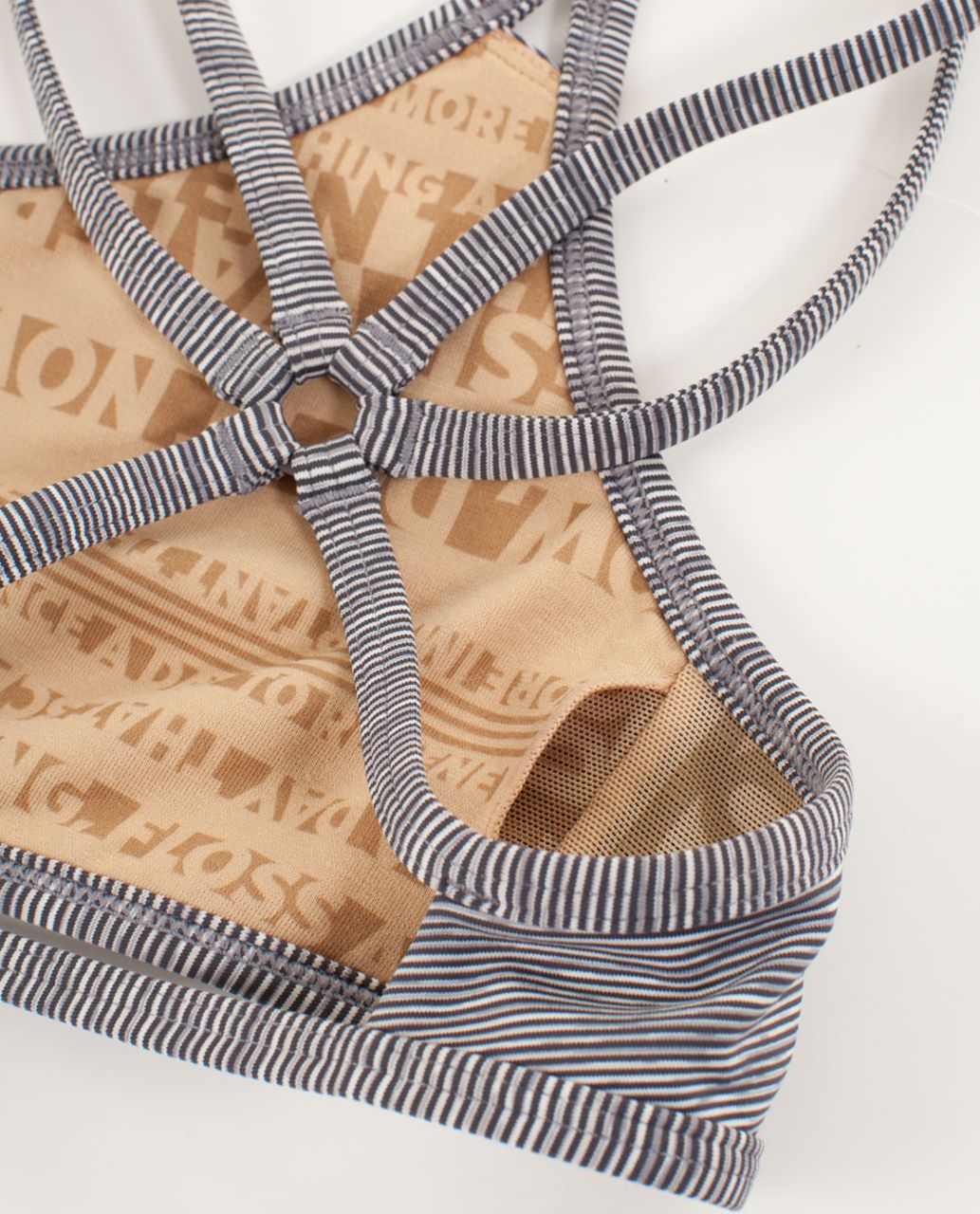 Lululemon Centered Energy Bra - Wee Are From Space Coal Fossil