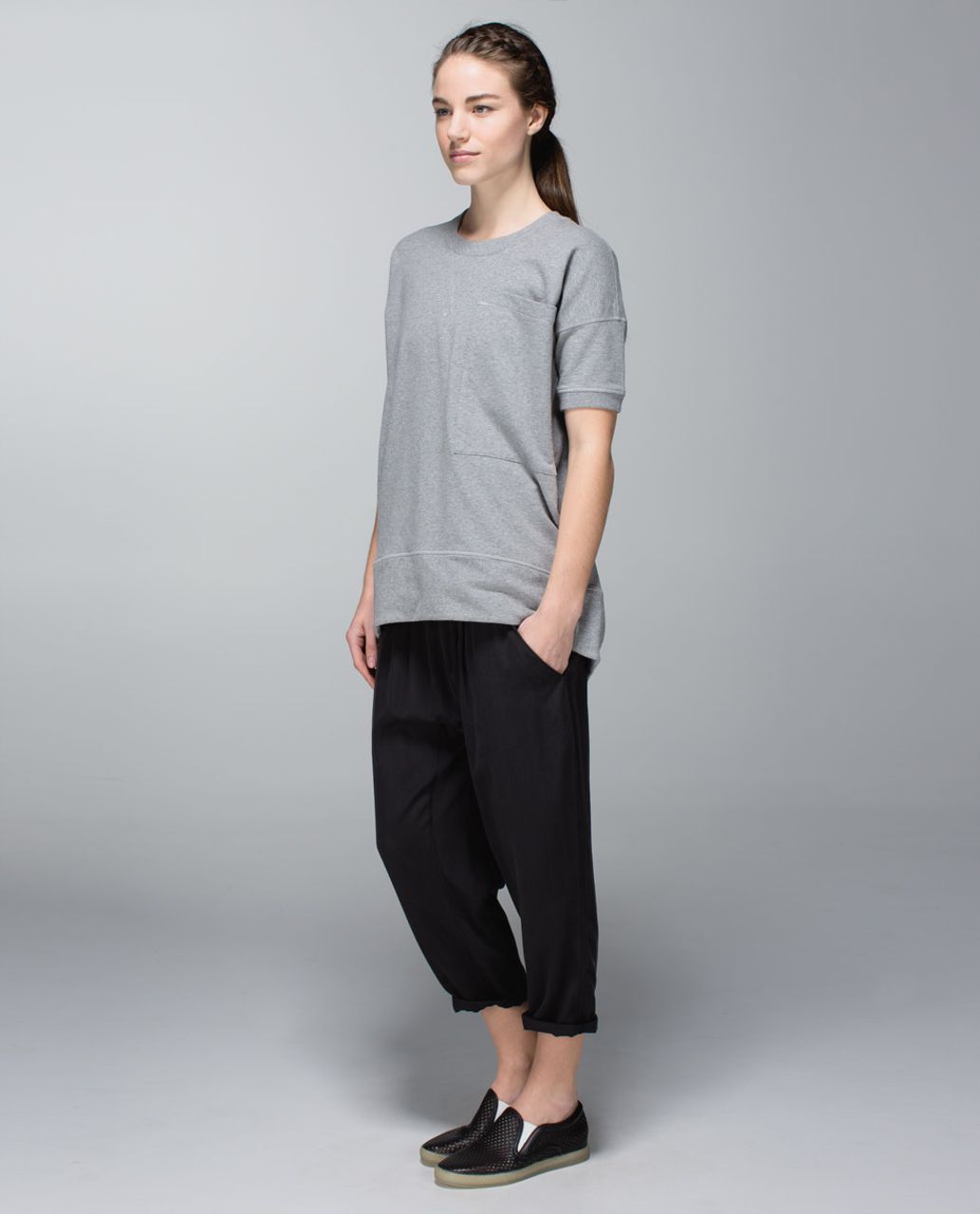 Lululemon Post Power Crop - Black