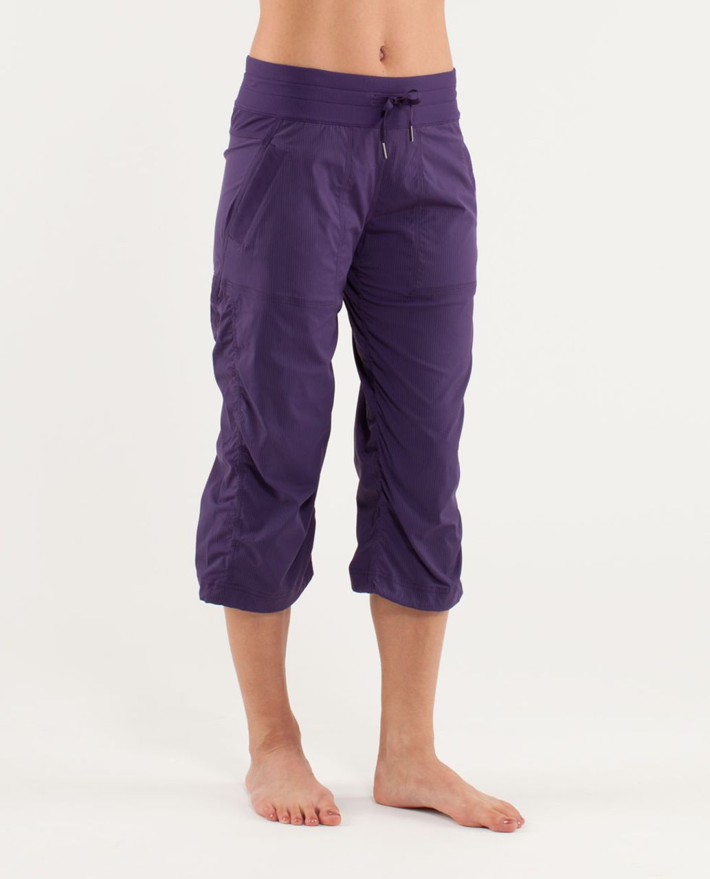 Lululemon Studio Crop - Concord Grape - lulu fanatics