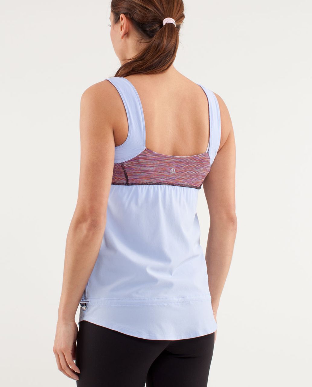 Lululemon Run:  Chase Me Tank - Lavender Dusk /  Wee Are From Space Black March Multi