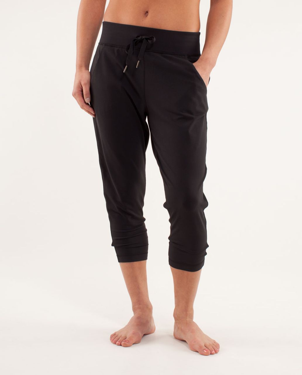 Lululemon Free Fall Crop - Black - lulu 