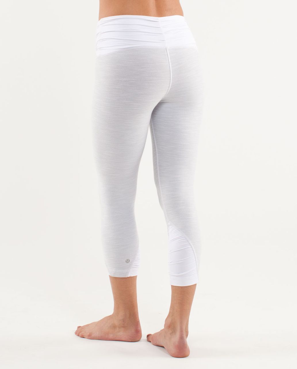 Lululemon Embrace Crop *Denim - White