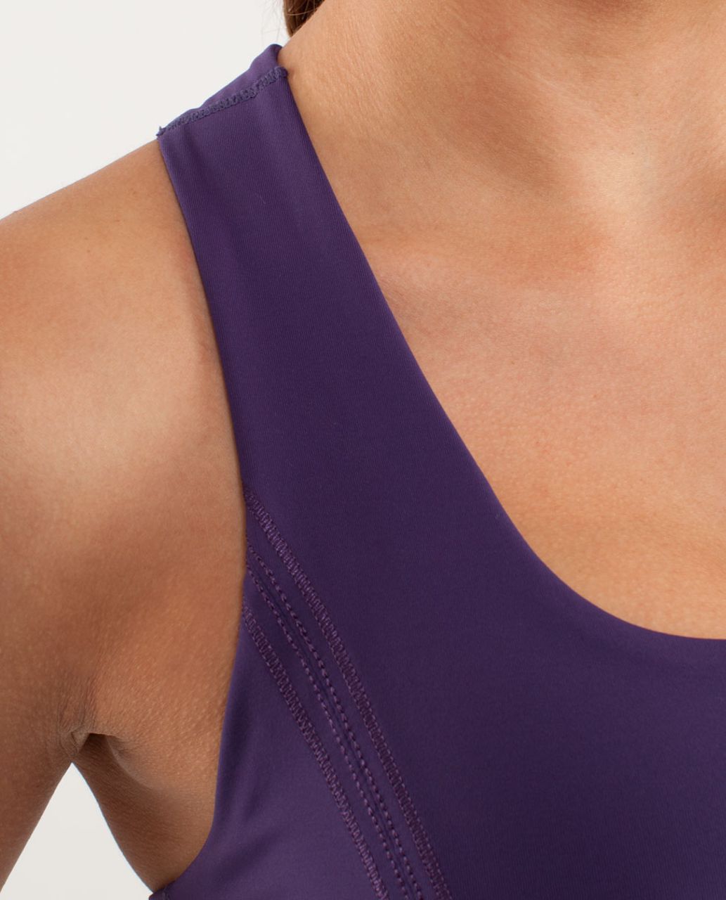 Lululemon Power Dance Tank - Heathered Concord Grape /  Concord Grape