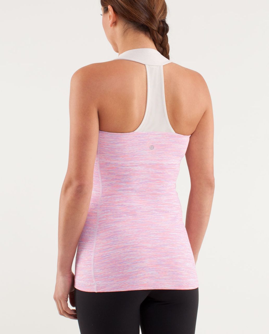 Lululemon Scoop Neck Tank - Wee Are From Space White April Multi /  Heathered Dune