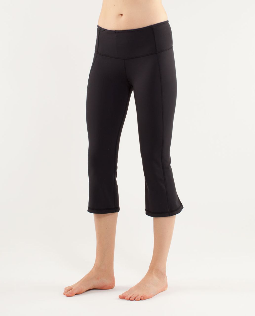 Lululemon Gather & Crow Crop *Reversible - Black /  Heathered Concord Grape