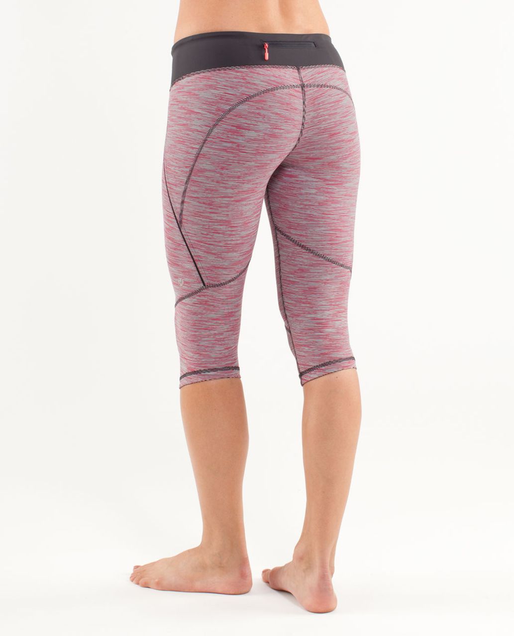 Lululemon Run: Excel Crop - Wee Are From Space Deep Coal April Multi / Deep  Coal - lulu fanatics