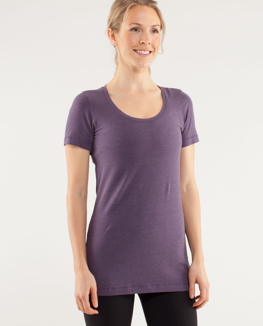 Lululemon Every Yogi Tee - Heathered Concord Grape