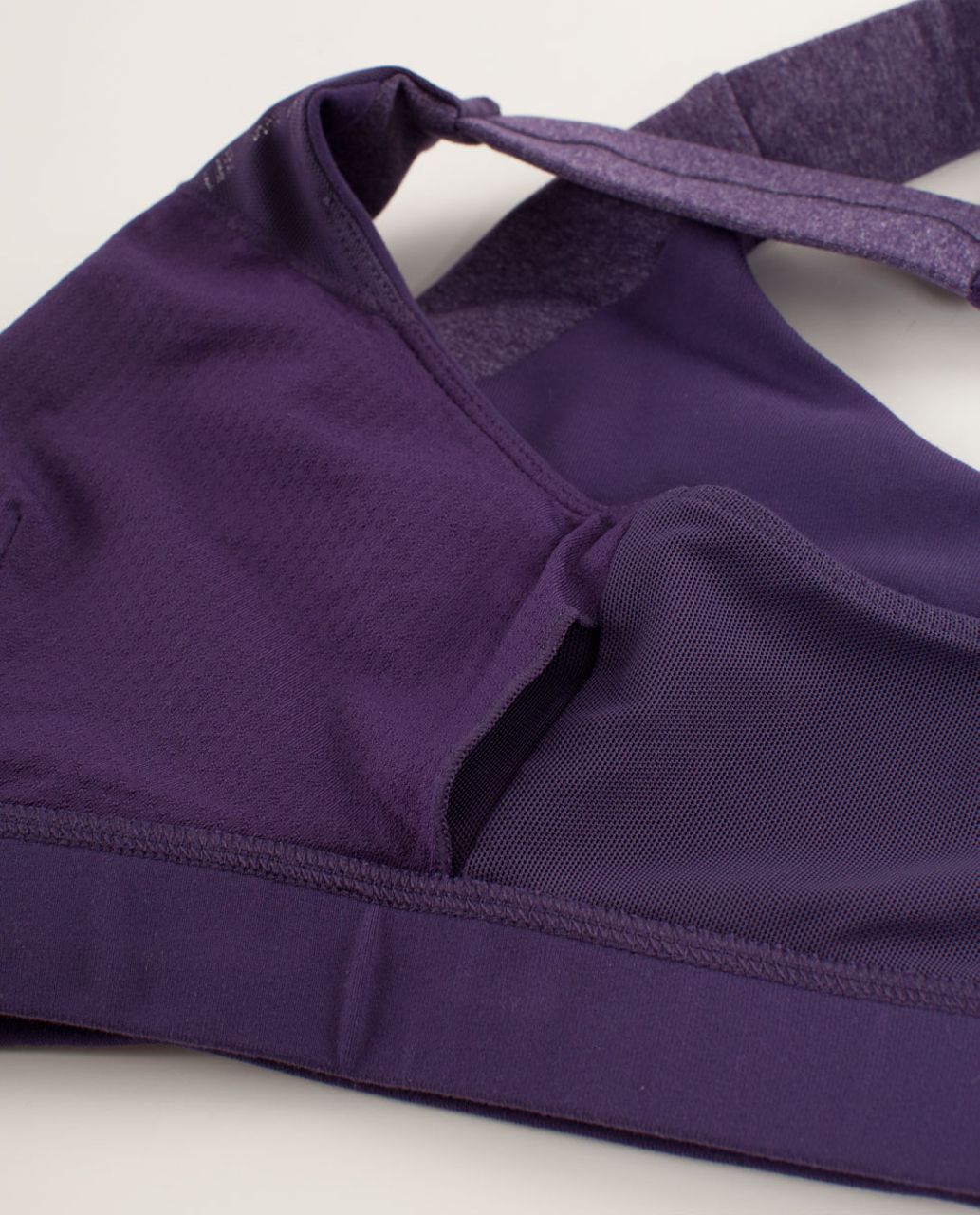 Lululemon Deep Breath Bra (First Release) - Concord Grape / Heathered ...