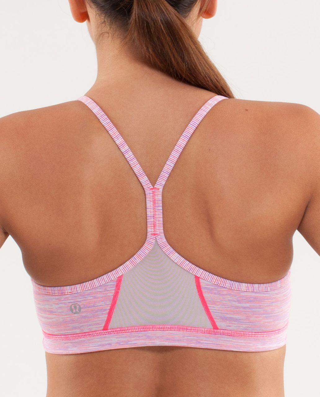 Lululemon Flow Y Bra IV - Wee Are From Space White April Multi