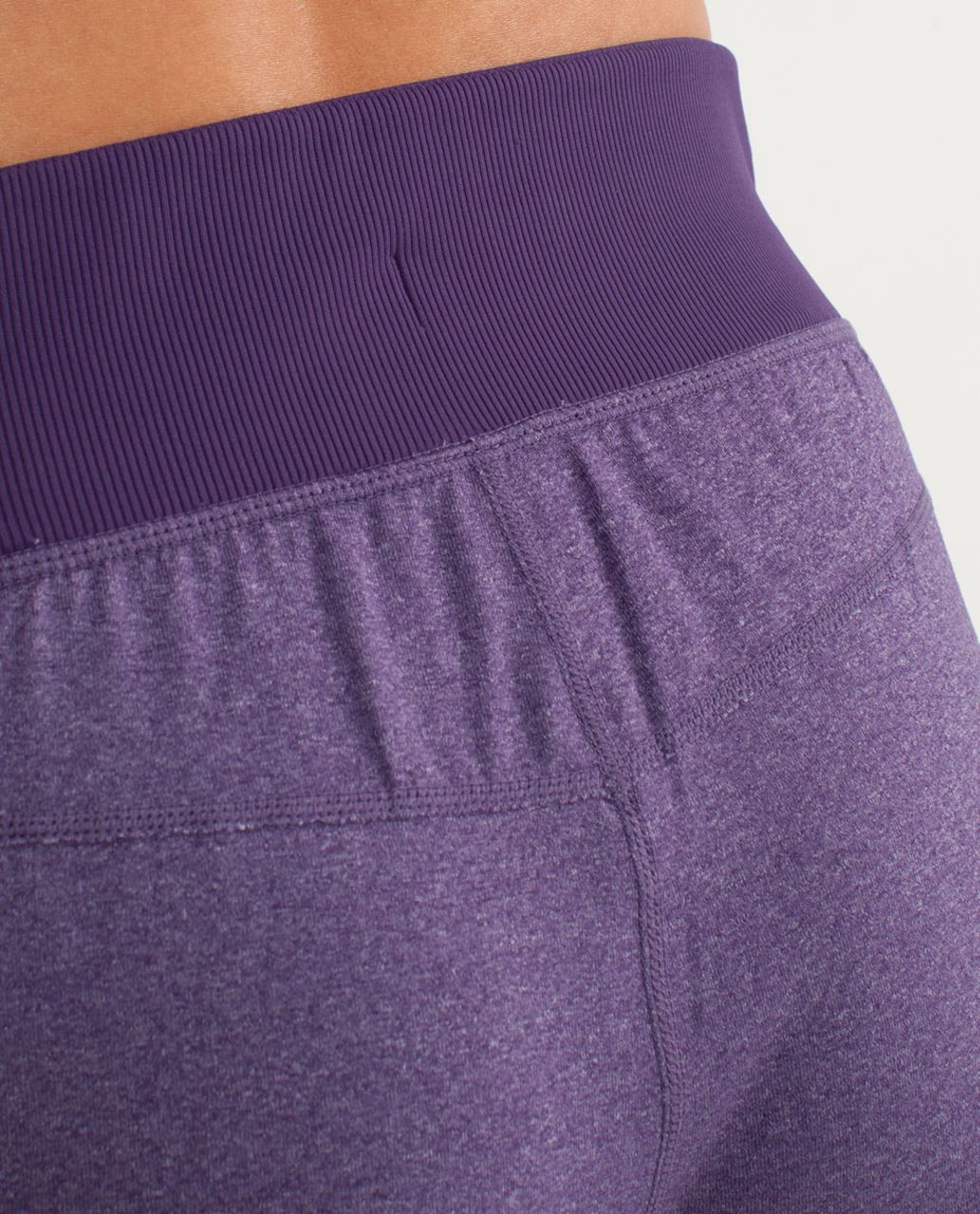 Lululemon Free Fall Crop - Heathered Concord Grape /  Concord Grape