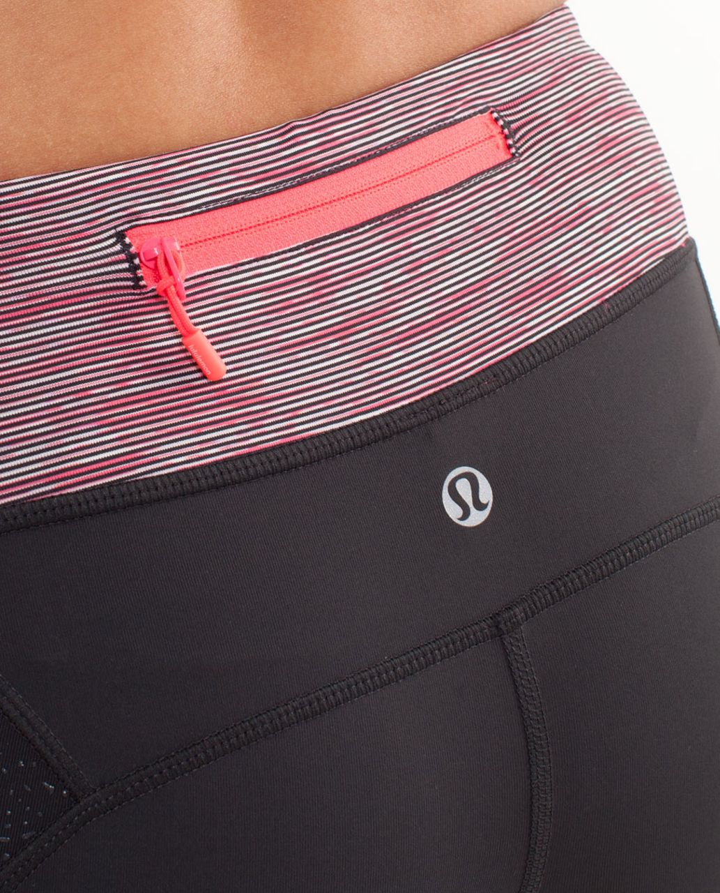 Lululemon Run:  Shorty Short - Deep Coal /  Wee Are From Space Deep Coal April Multi /  Flash