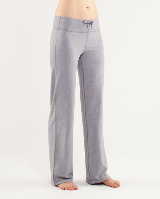 Lululemon Relaxed Fit Pant - Heathered Slate - lulu fanatics