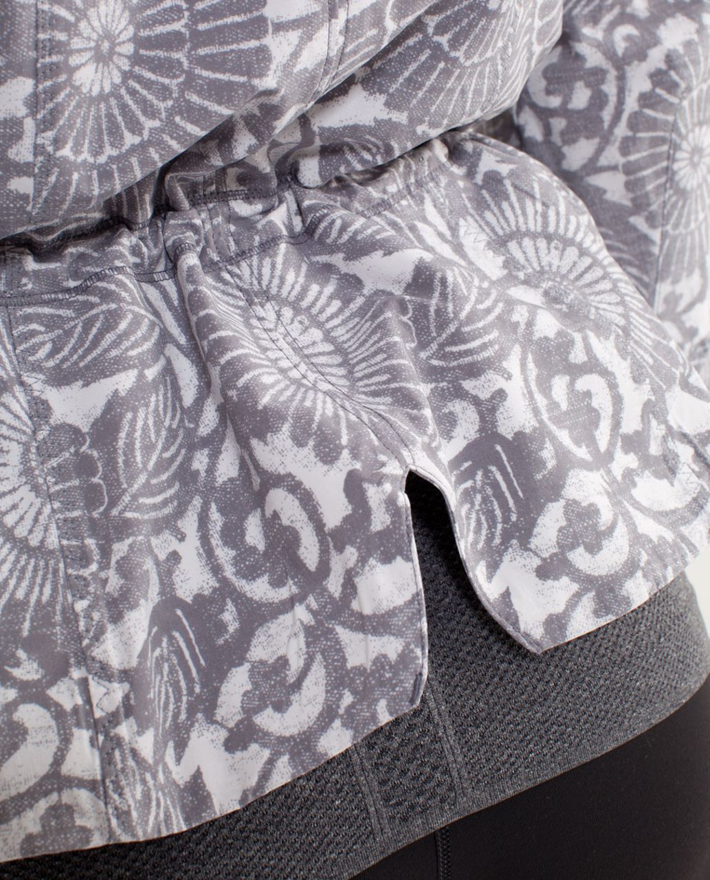 Lululemon Run:  Travel To Track Jacket *Print - Beachy Floral White Fossil