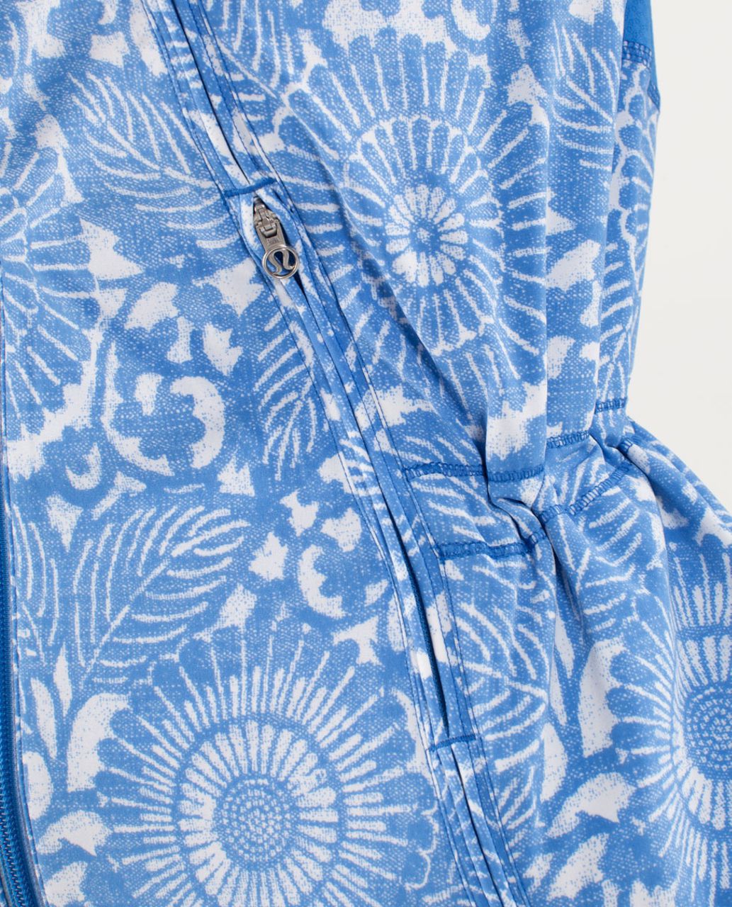 Lululemon Run:  Travel To Track Jacket *Print - Beachy Floral White Porcelaine