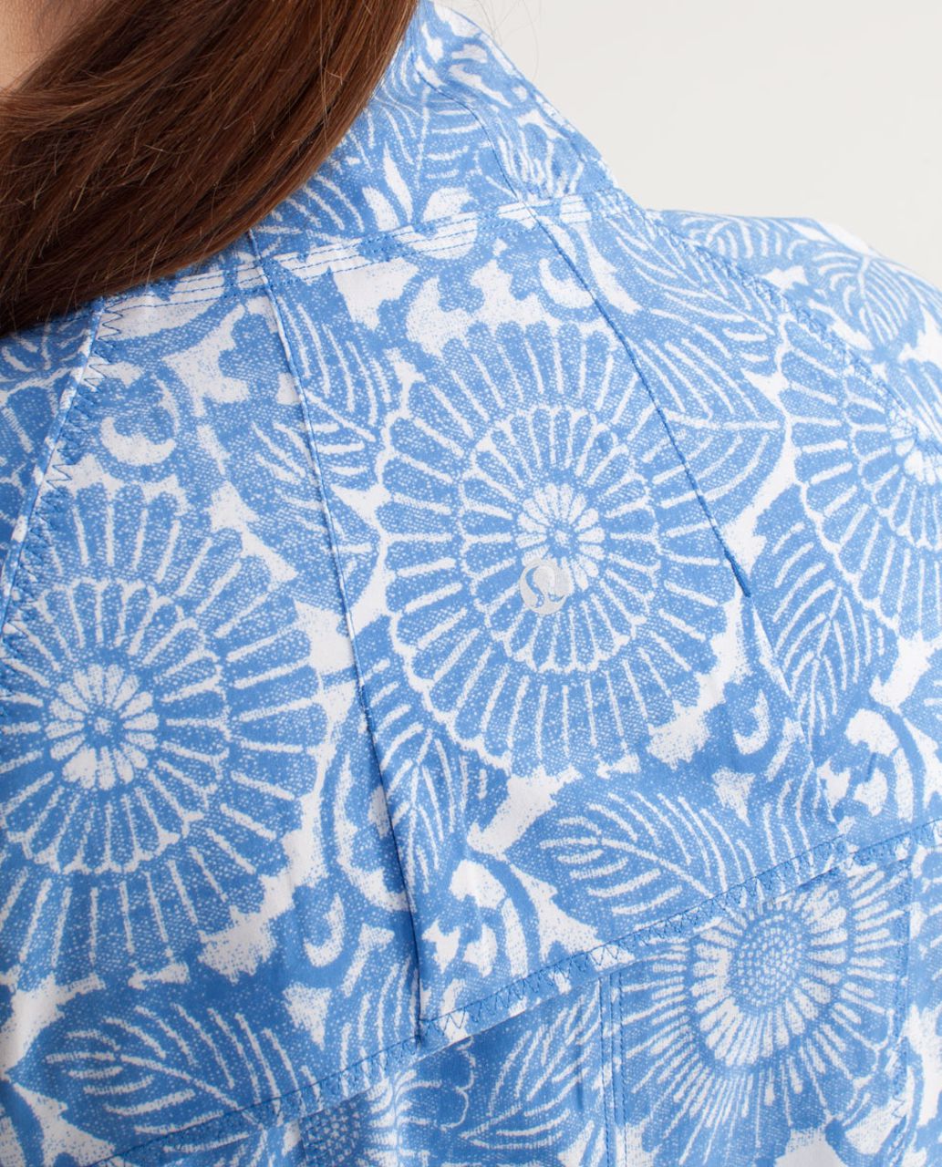 Lululemon Run:  Travel To Track Jacket *Print - Beachy Floral White Porcelaine