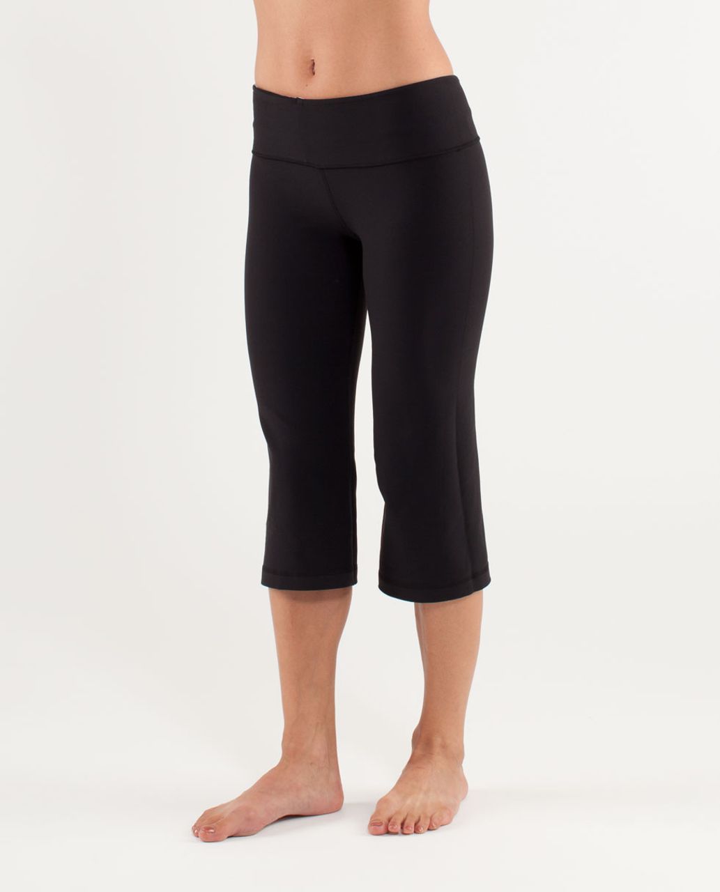 Lululemon Groove Crop - Black / Wee Are From Space White April Multi ...