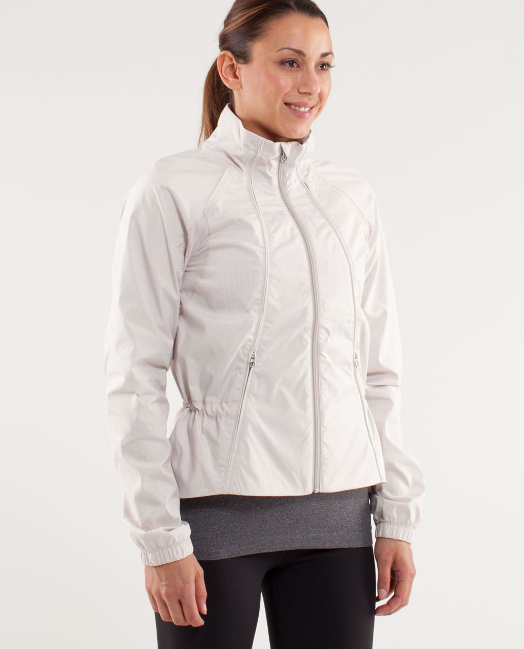 Lululemon Run:  Travel to Track Jacket - Dune