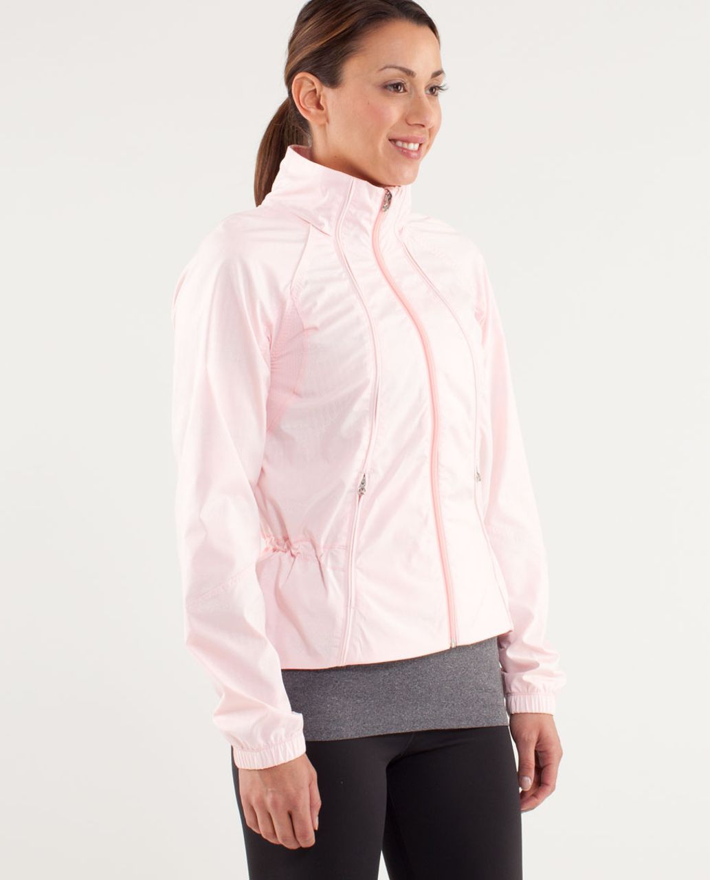 Lululemon Run:  Travel to Track Jacket - Blush Quartz