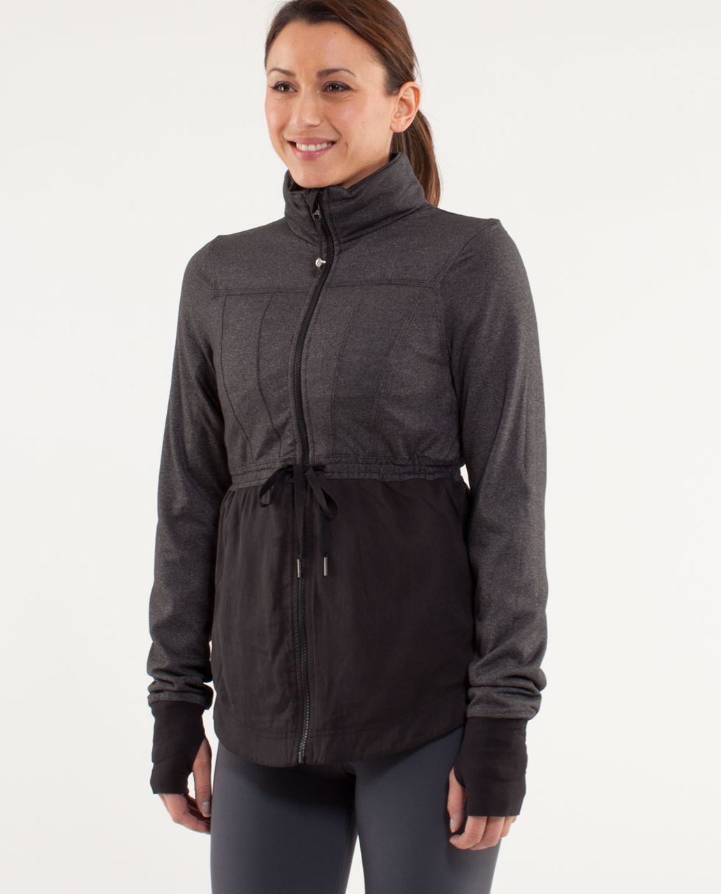 Lululemon Reversible Fleece Jacket - Black - lulu fanatics