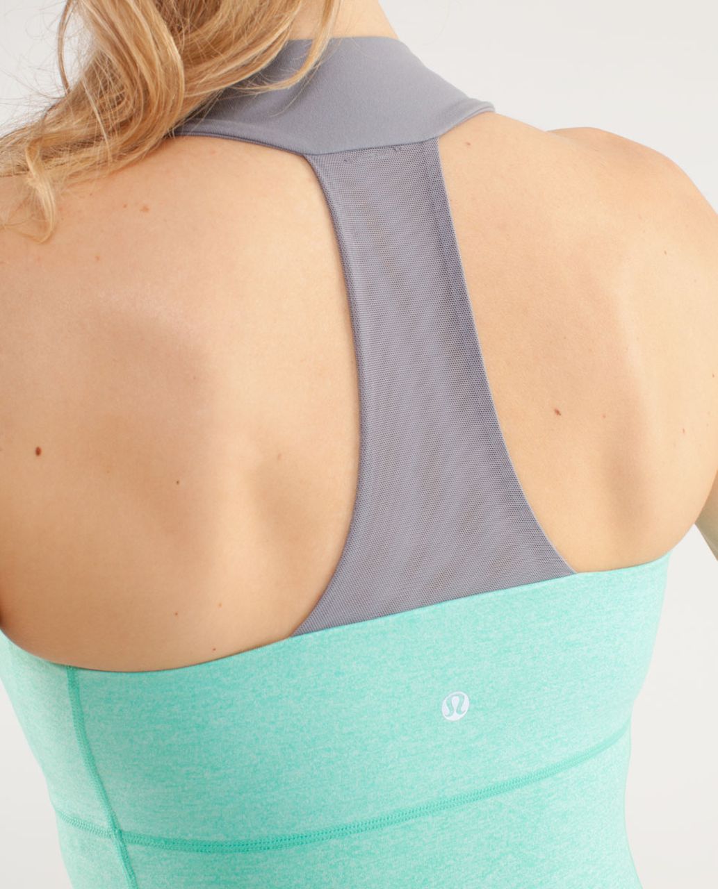 Lululemon Scoop Neck Tank - Heathered Menthol /  Menthol