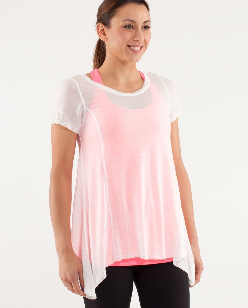 Lululemon Full Expression Short Sleeve Tee - White