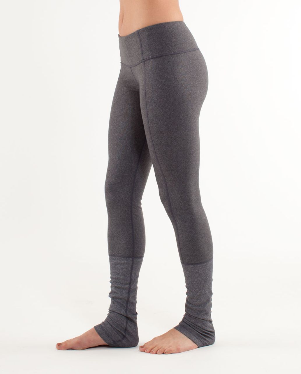 Lululemon Wunder Under Pant *Ribbed - Heathered Deep Coal