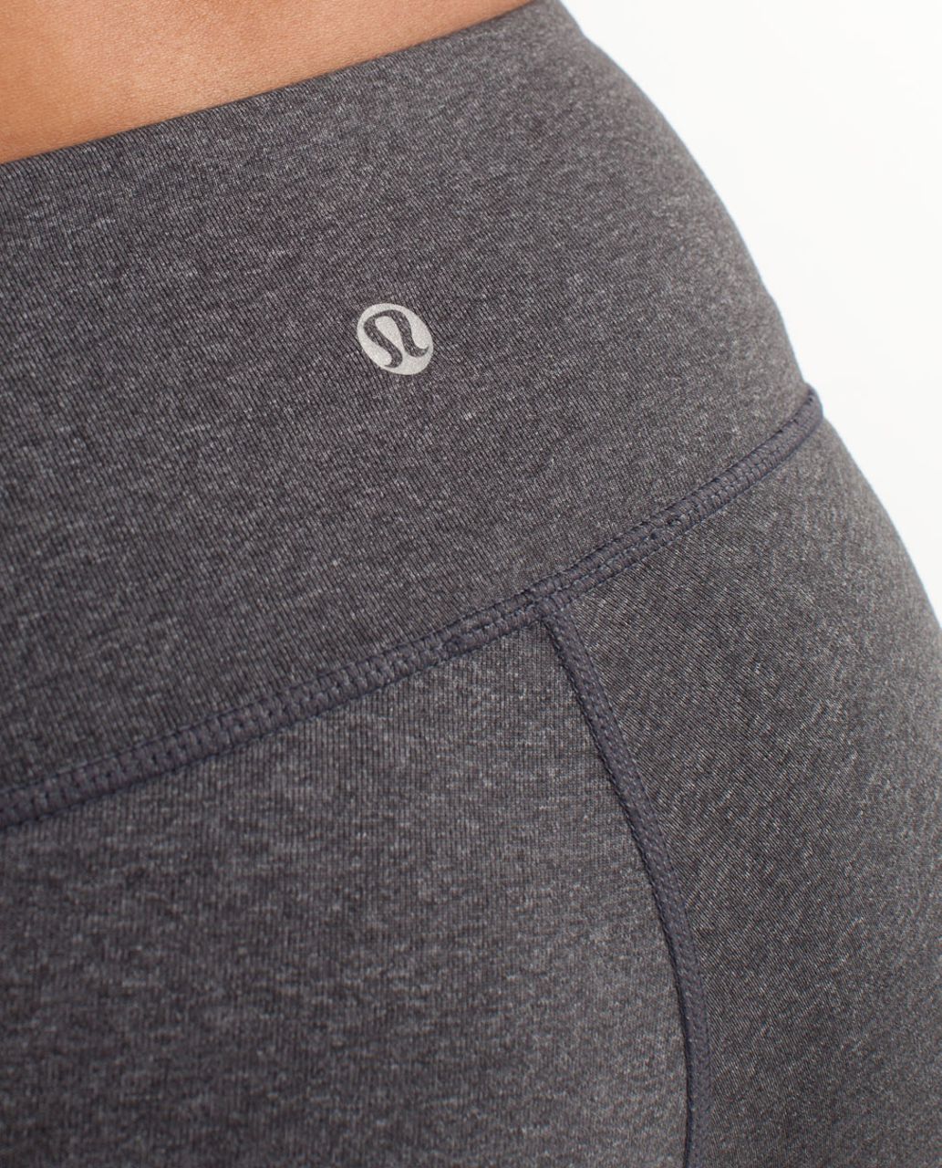 Lululemon Wunder Under Pant *Ribbed - Heathered Deep Coal