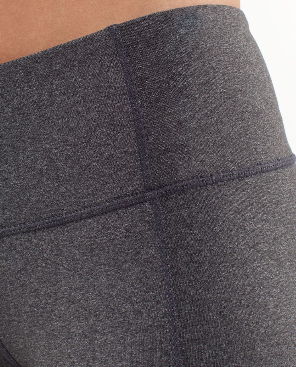 Lululemon Wunder Under Pant *Ribbed - Heathered Deep Coal