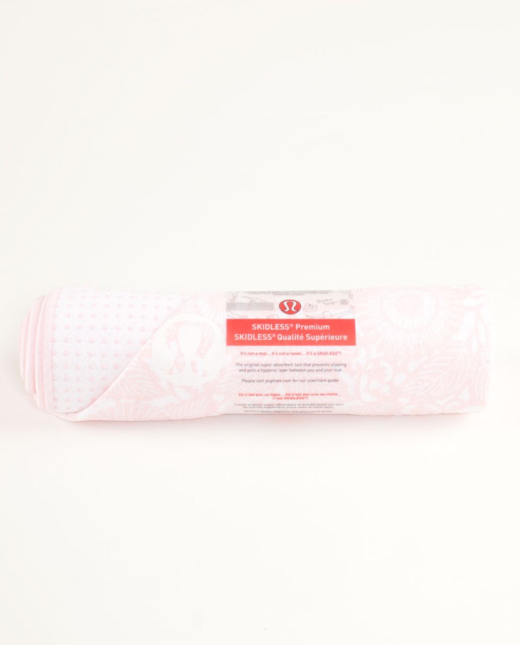 Lululemon Skidless Towel - Beachy Floral White Blush Quartz /  Blush Quartz