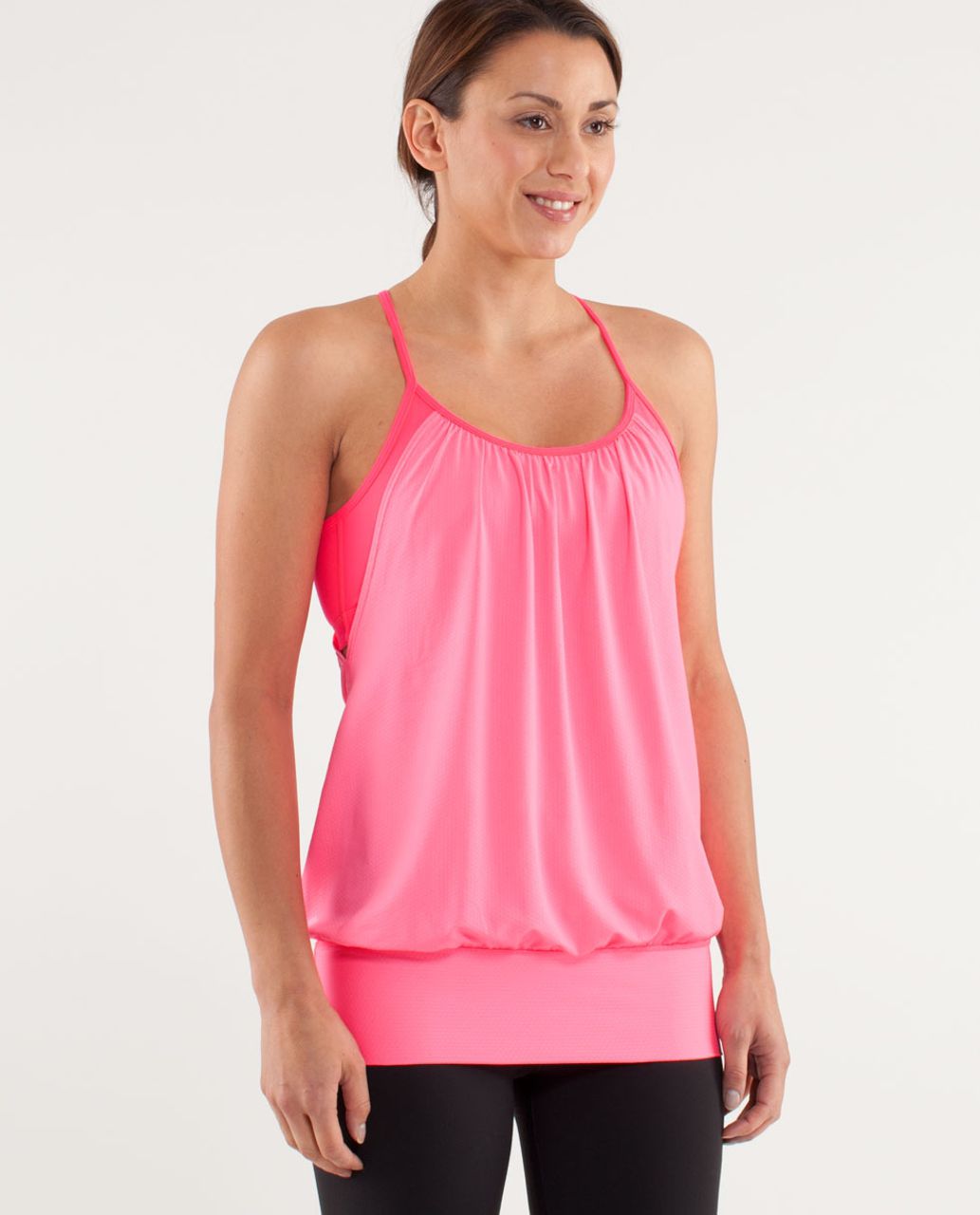 Lululemon Nouveau Limits Tank - Porcelaine - lulu fanatics