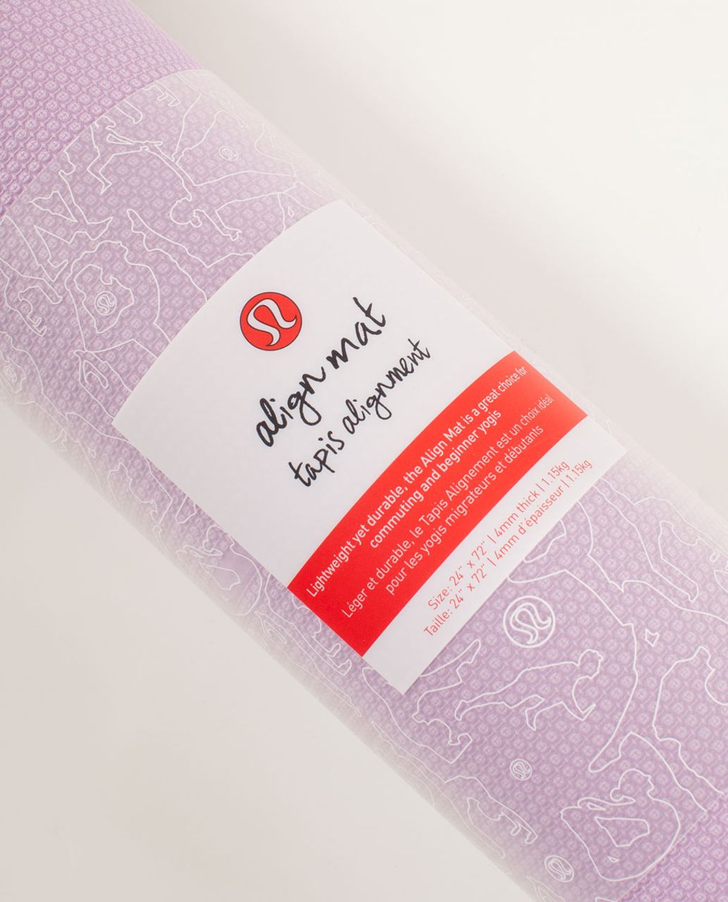 Lululemon Align Ultra Mat - Rose Quartz /  Concord Grape